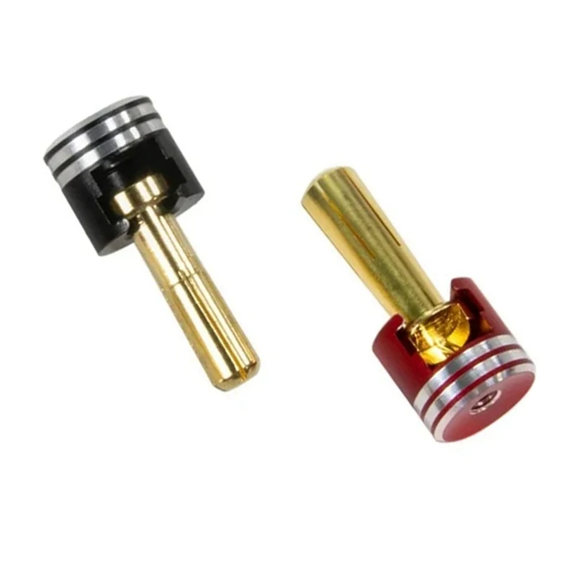 ABVJ-Welding-Free Hard Shell Metal Heatsink Bullet Plugs & Grips 4Mm/5Mm Set For 1/10 Off-Road Truck RC Car Upgrade Parts