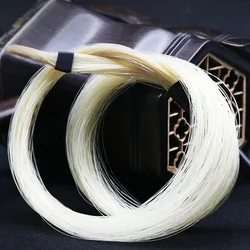 Erhu Bow Hair 79cm Cello Instrument Horse Tail Hair String Musical Tail Viola Fits 84cm Erhu Bow Chinese Traditional Instrument