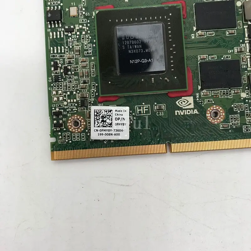 Placa base CN-0PMY8Y 0PMY8Y PMY8Y de alta calidad para DELL M4600 Quadro 2000M 2GB SDRAM, tarjeta de vídeo para precisión 100%, completamente probada, OK