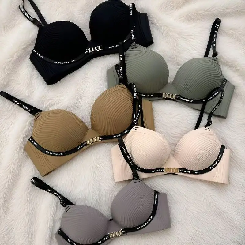 

Бесшовный невидимый бюстгальтер-бралетт с эффектом пуш-ап, размеры A-C, с 3D-вкладышами, предотвращающими провисание, комфортный для небольшой груди, без следов, как нижнее белье.