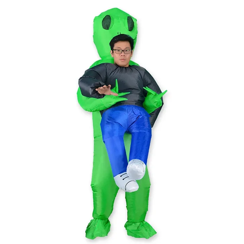 Aufblasbare Alien T Rex Kostüm Anzug gruselige Hai Cosplay Kostüm Halloween für Erwachsene Kinder Kostüm Party Festival Anime Kostüm