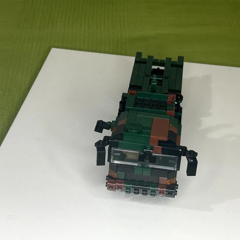 695pcs MOC Minifig Scale RMMV Tonne Palletised Model Building Blocks Architecture Christmas Gift DIY Toy Idea Brick Birthday