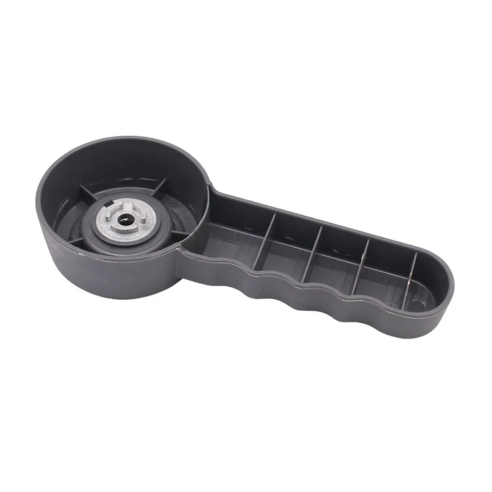 Gray Seat Lifter Handle Plastic Construction Direct Replacement Easy Installation Single Piece Included For Seat Repair