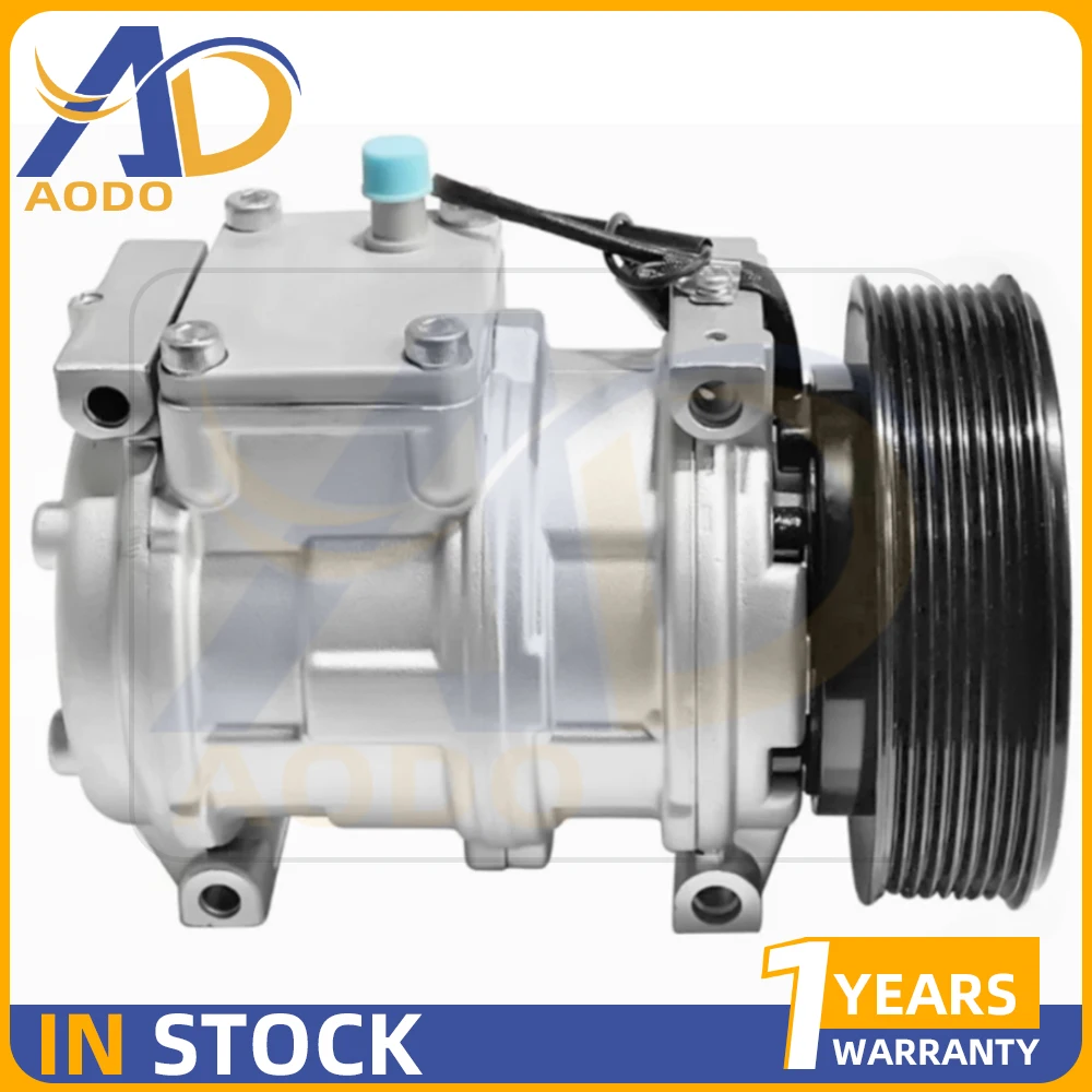 10PA17C AC Compressor For  John Deere Tractor 1970-2012 CO 22030C 447200-4933 447200-4932 RE46609 TY6764 TY24304 447200-2525 8PK