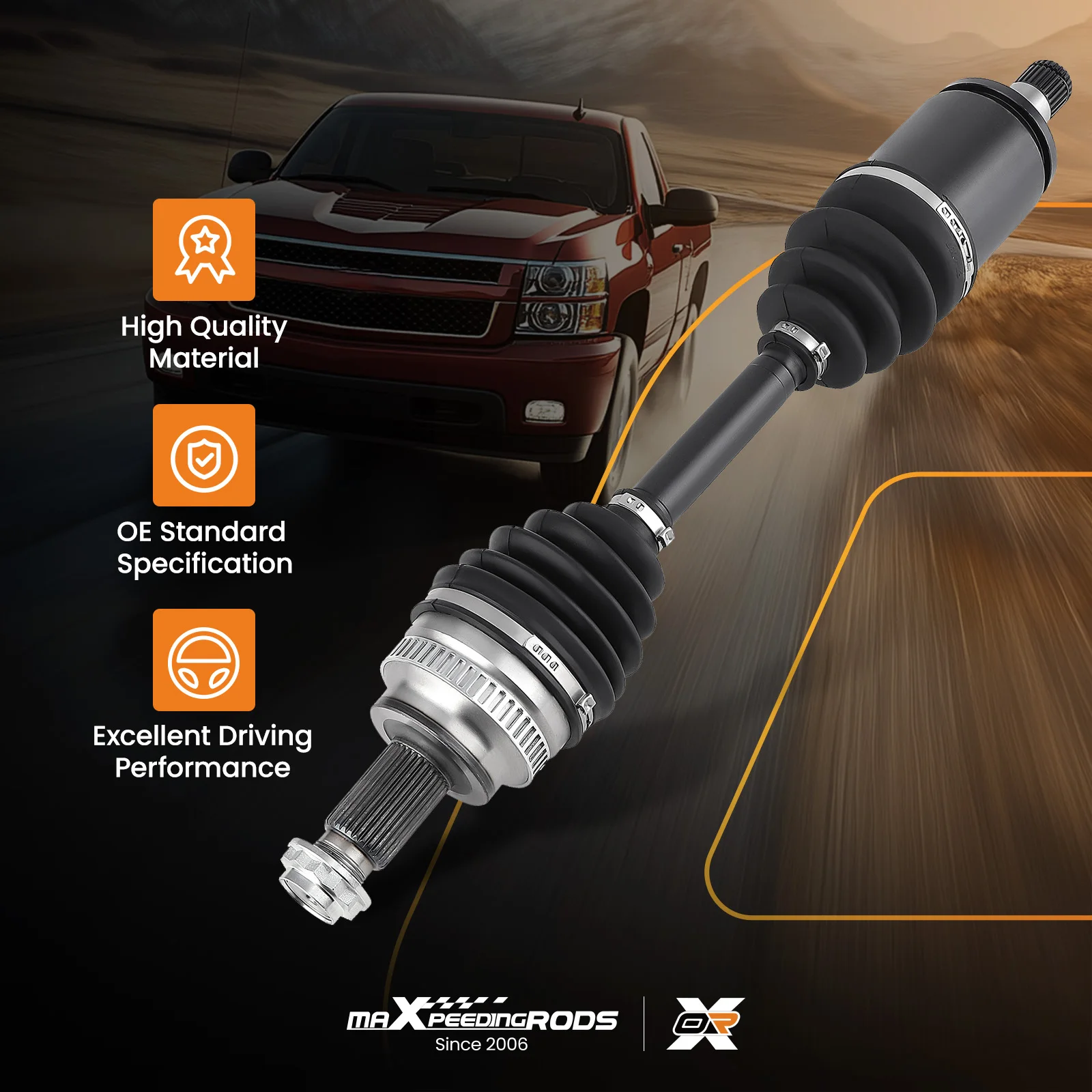 CV Axle Assembly for BMW 325xi 2006 328xi 2007-2008 335i 328i xDrive Front Left