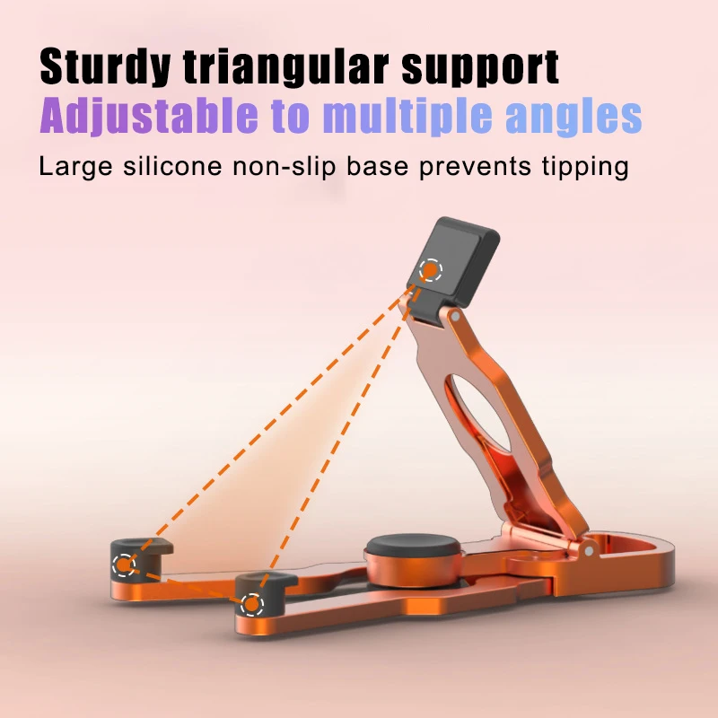 Portable Fidget Spinner Phone Stand for 360 Rotatable,Foldable Keychain Stand for Phone And Tablet,for Home And Travel view 4