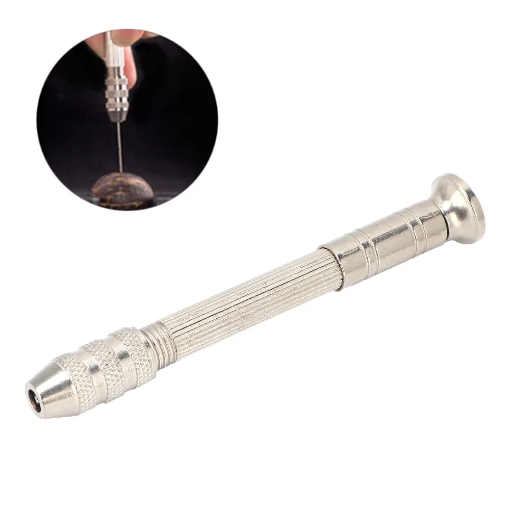 

High Carbon Steel Pin Vise Hand Drill Mini Micro Size Replacement Bits Pin Vise Drill Bits Twist Drills Bit Handmade Tools