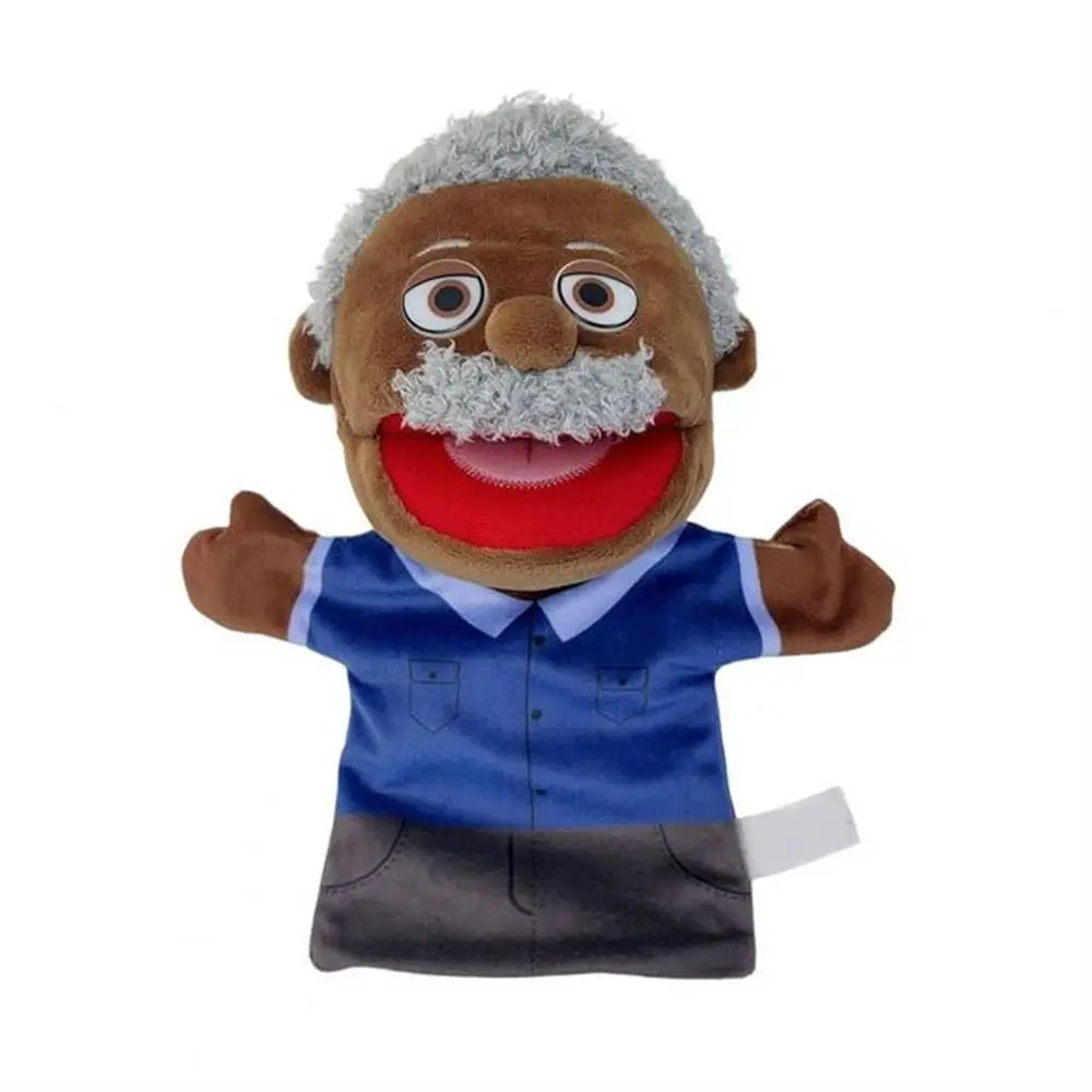 Parent-Child Cognition Educational Hand  African Black Skin  Hand Puppet Finger Puppets Hand Puppet Finger