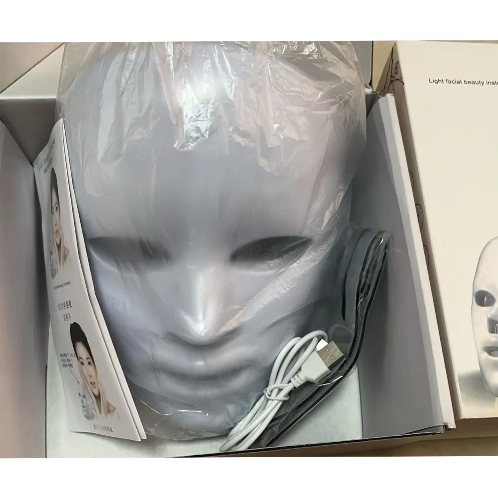 7 couleurs LED Light photon Therapy System soin de la peau du visage & masque beauté masque LED soin de la peau & masque beauté