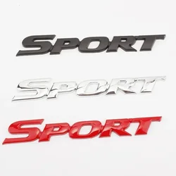 3D Metal SPORT Logo Fender Emblem Rear Trunk Badge Sticker Decals for Toyota Highlander Yaris Corolla Camry CHR Car Accessories