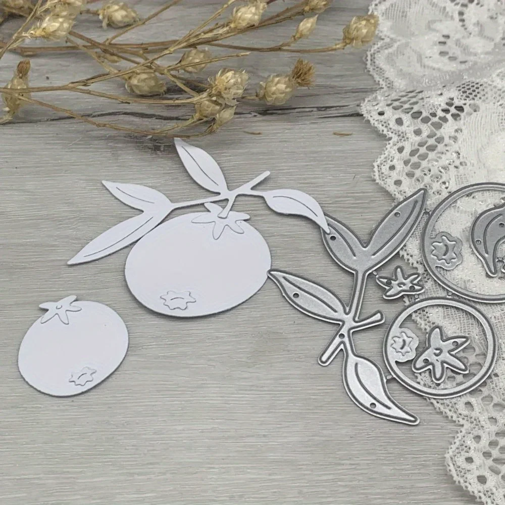 1pcs metal cutting dies cut die mold Orange leaves decoration Scrapbook paper craft blade punch stencils dies