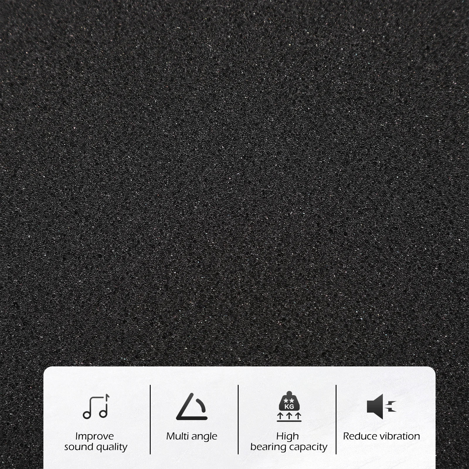 

1Set Acoustic Noise Isolation Pads High Density Speaker Cushion Monitor Subwoofer Soundproof Vibration Reduction Studio