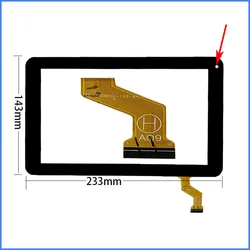 New 9 Inch Touch Screen P/N XC-PG0900-123-A1 CQ9001-A0 Capacitive Touch Screen Panel Repair Replacement Rarts XC-PG0900-123