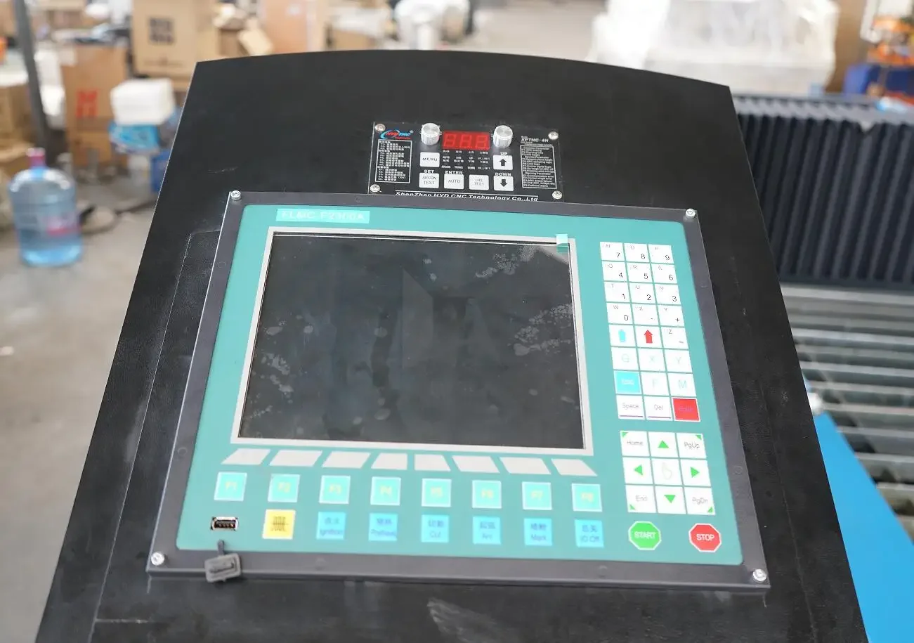 1500*3000mm 200A plasma cutting machine with drilling head