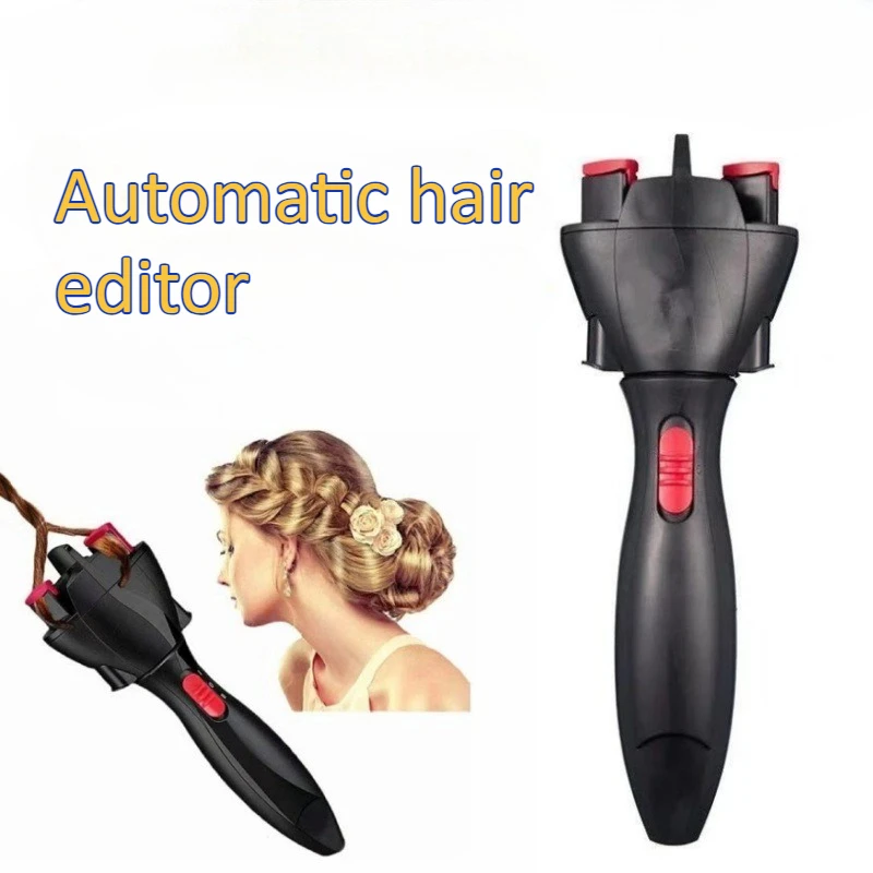 

360 Degree Automatic Hair Braider Electric Hair Braider Automatic Twist Braider Knitting Machine DIY Styler Hair Styling Tool