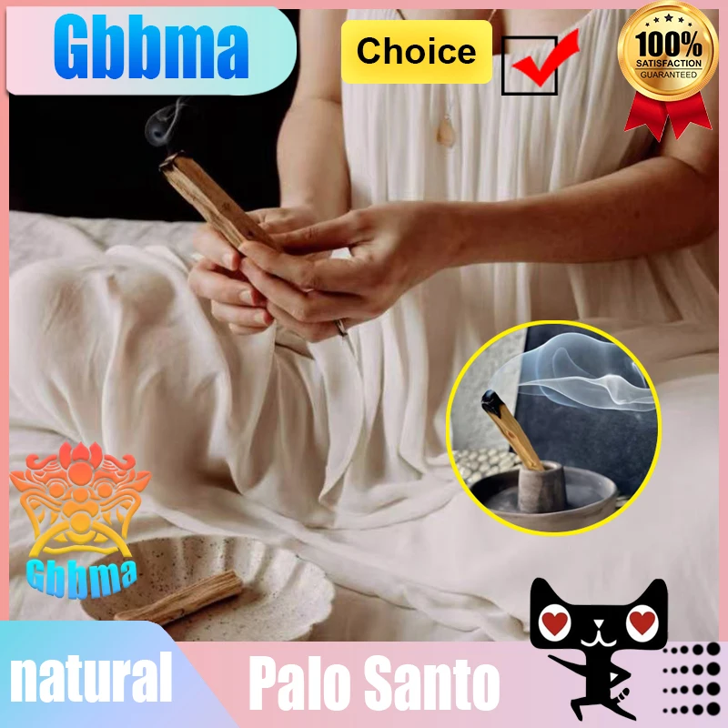 Gbbma natural incense sticks Palo Santo sticks The smell is sweet For indoor aromatherapy Purification Meditate Energy field