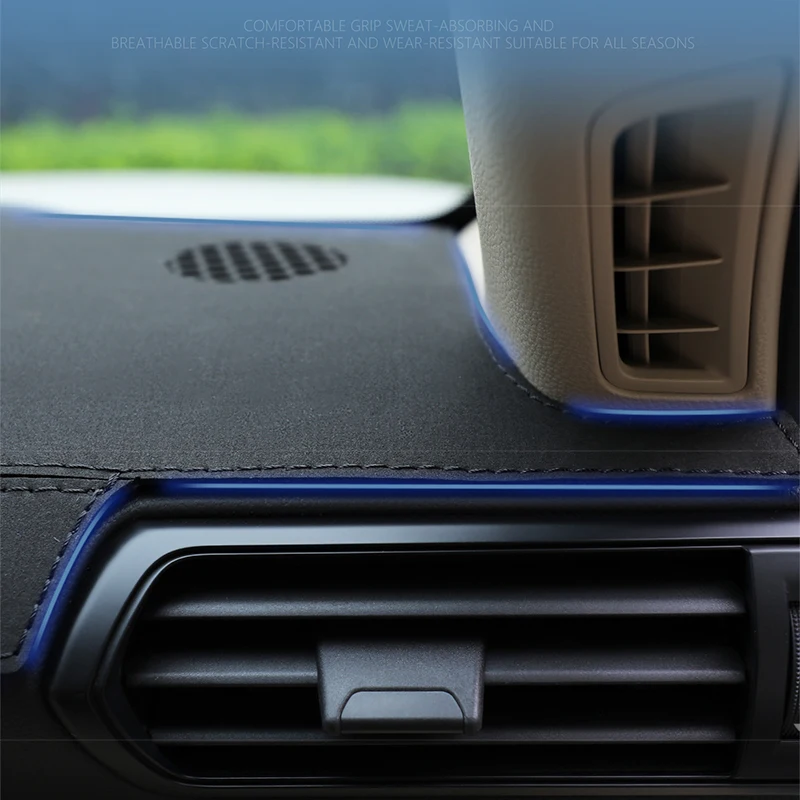 For Toyota Land Cruiser LC300 2022 2023 Car Dashboard Cover Frosted Leather Sun Shade Dash Mat Non-Slip Light Proof Pad LHD detail image 7