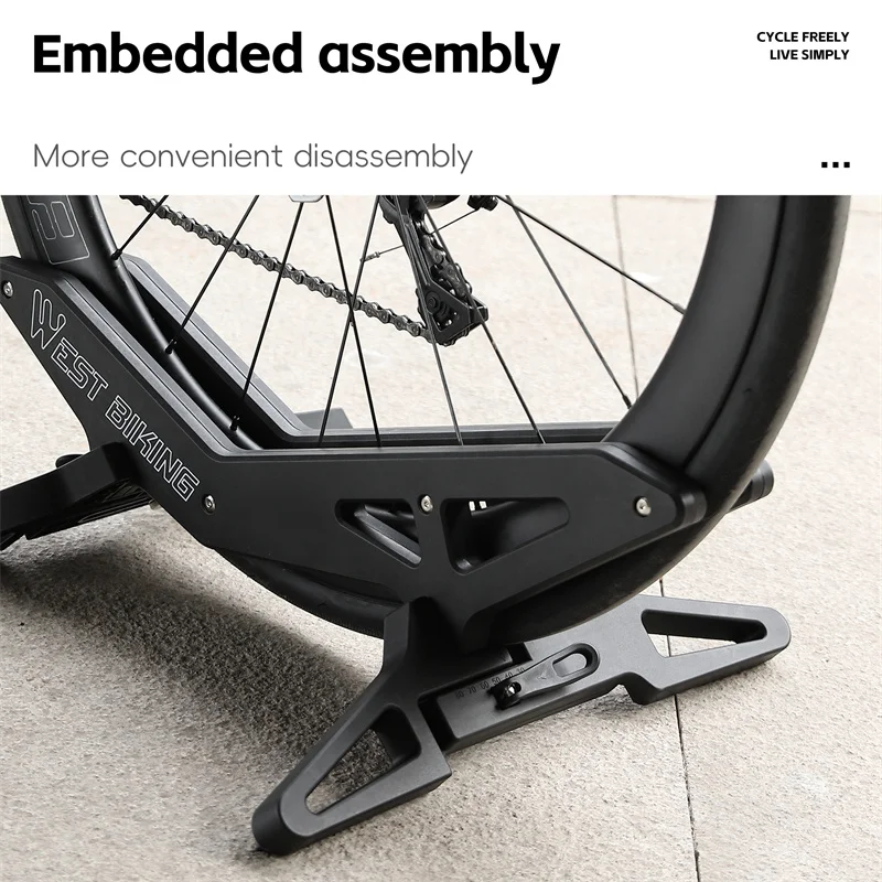 WEST BIKING Bicycle Parking Racks Adjustable ABS Indoor Bicycle Floor Stand Universal Bicycle Storage MTB Road Bike Accessories