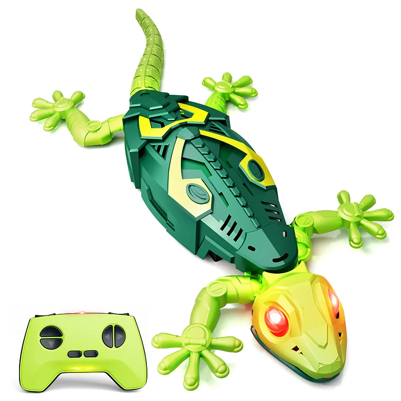 

Радиоуправляемая игрушка-геккон для лазания по стенам, электрическая машинка-геккон на пульте управления, игрушка-животное для детей, для приколов и розыгрышей