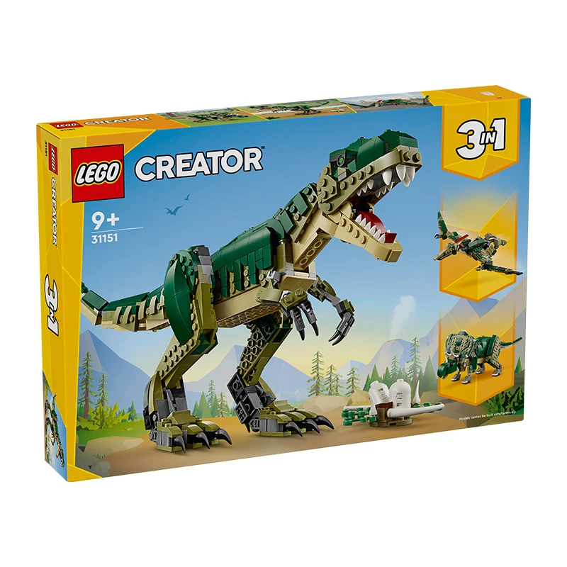 LEGO June new product Creator 31151 Tyrannosaurus rex boys and girls Children's Day gift educational building block toys