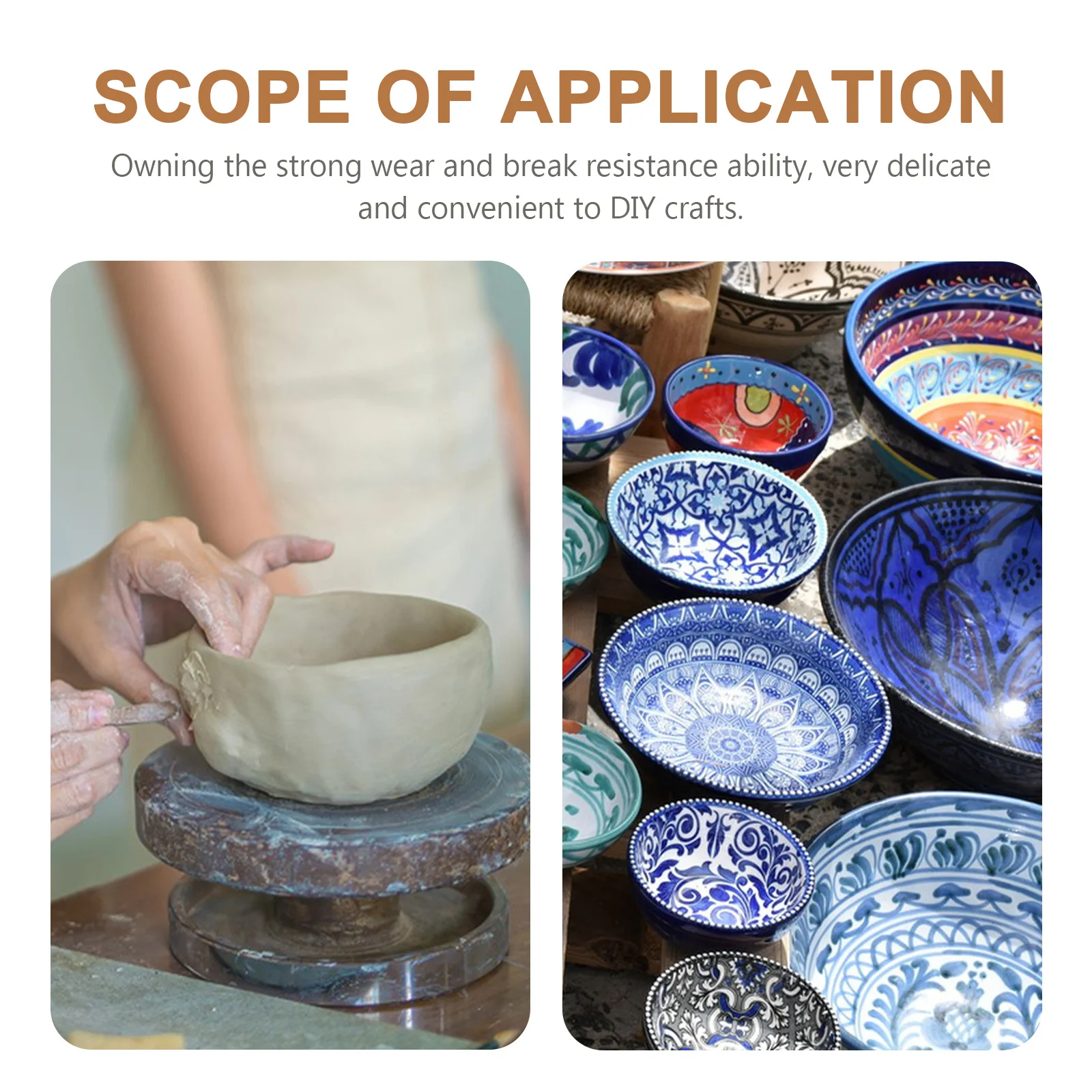 1 ورقة ورق نقل الفخار الأزرق الأبيض السيراميك ملصق لتقوم بها بنفسك الحرفية التلوين Underglaze ل إطلاق وعاء الطين اكسسوارات الديكور