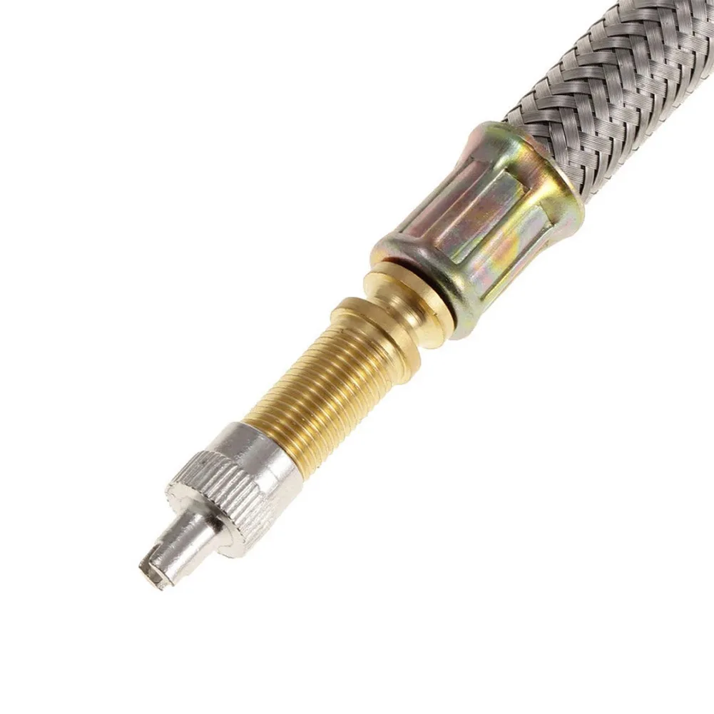 /4 /Pack /300mm Woven Tire Valve Extension Kit With Bent Nozzles For Two-wheeled Trucks And For Caravans Automotive Tool Parts