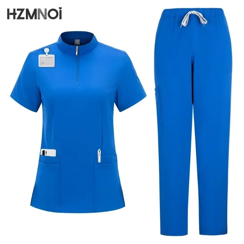 Wholesale Operating Room Medical Uniform Scrubs Hospital Working Set Medical Nurse Dental Surgery Suit Beauty Spa Workwear