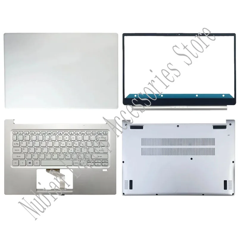 New For Swift3 SF314-59 SF314-42-R43G N19C4 Laptop LCD Back Cover/Front Frame/Palm Pad Keyboard/Bottom Cover/Top Cover/Silver