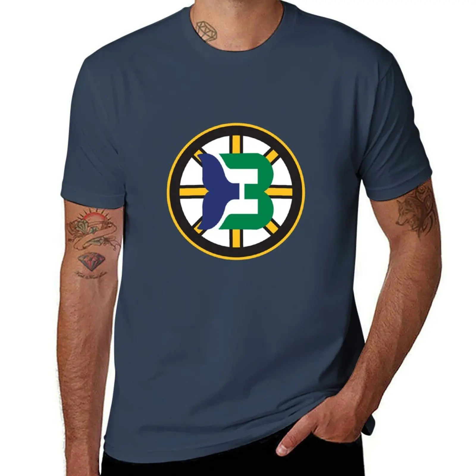 

Boston Whalers Logo Mashup T-Shirt t shirt man luxury t shirts cotton 100% mens graphic t shirts T-Shirt