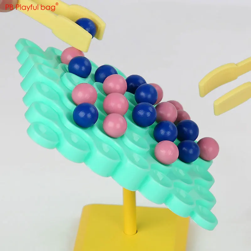 Child Bead Balance Tree Parent-child Interaction Wooden Toys Indoor Entertainment Table Game Kids Early Education AC148