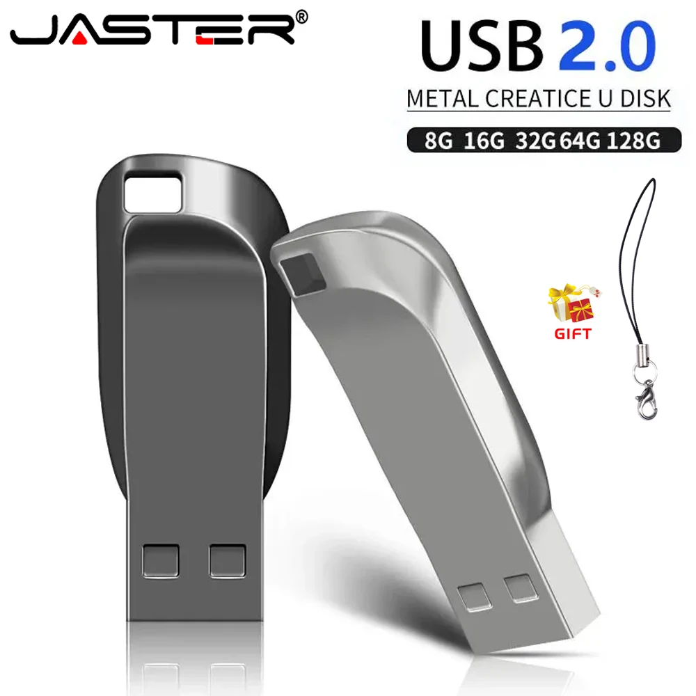 

NEW Metal USB Flash Drive 2.0 High Speed 128GB 64GB 32GB 16GB 8GB Cle USB 2.0 Flash Pendrive 64GB 128GB Key Chain 2.0 Stick Pen