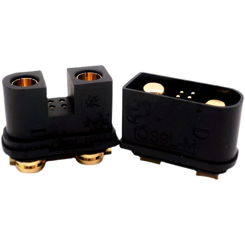 QS9L Heavy Duty Battery Connector QS9 Anti-Spark Gold Pating 180A Large Power Plug For RC Plant Protection Drone UAV