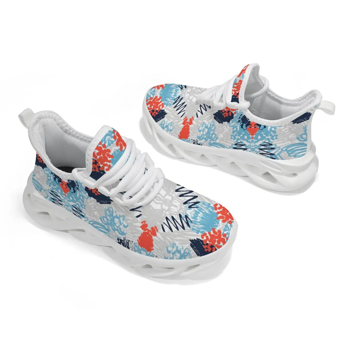 

New Summer Casual Sports Shoes for Children Featuring Breathable Mesh Elastic Fabric Rose Skull and Color-matched Belts