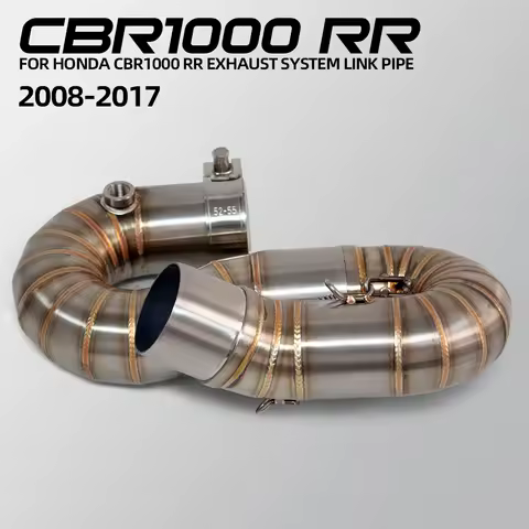 Motorcycle Exhaust Adapter Middle Link Rotate Pipe 51mm Interface For HONDA CBR1000RR CBR1000 RR 2008-2017