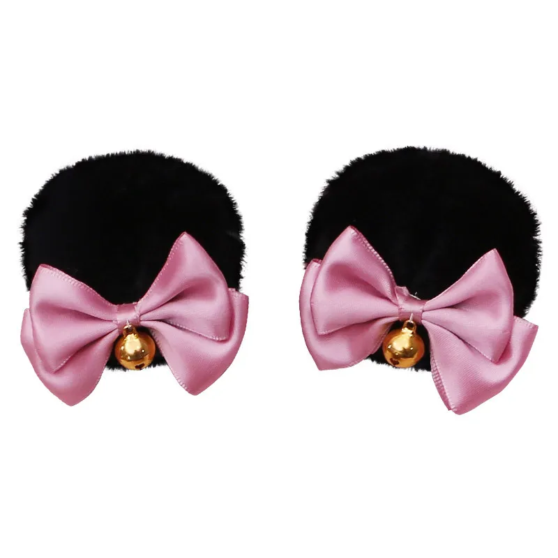 Kawaii – serre-tête oreilles d'ours en peluche, fausse fourrure, accessoires de Cosplay, cerceau pour filles, Gyaru, épingle à cheveux