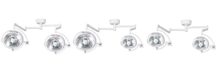 患者治療のための人間工学に基づいた詳細を備えた移動が簡単なハロゲン手術用無影ランプを製造