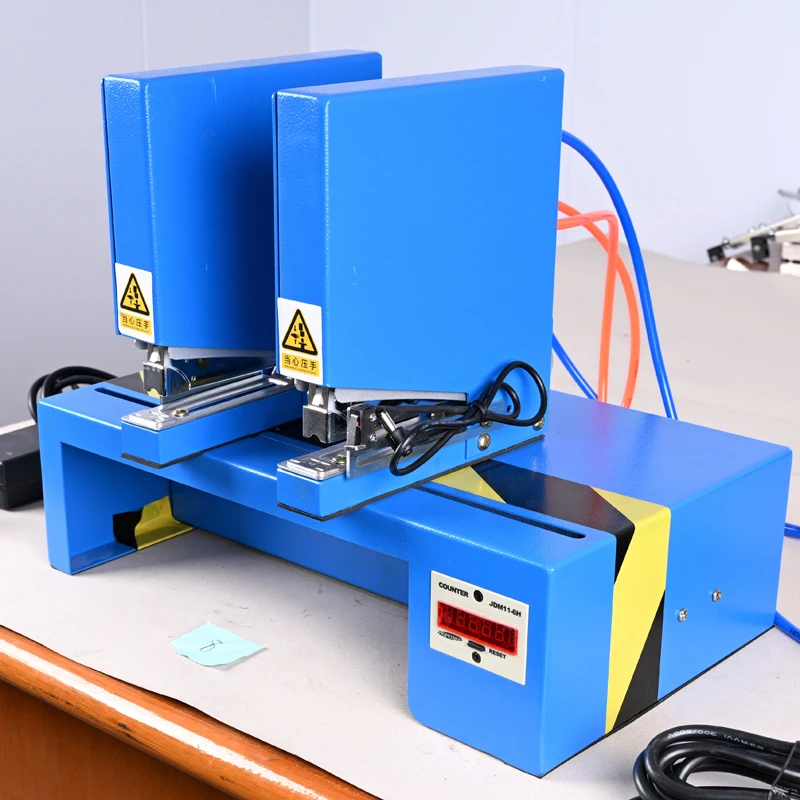 

Pneumatic Stapler Double-head Labour-saving Fully Automatic Binding Machine Fast Intelligent Induction Universal