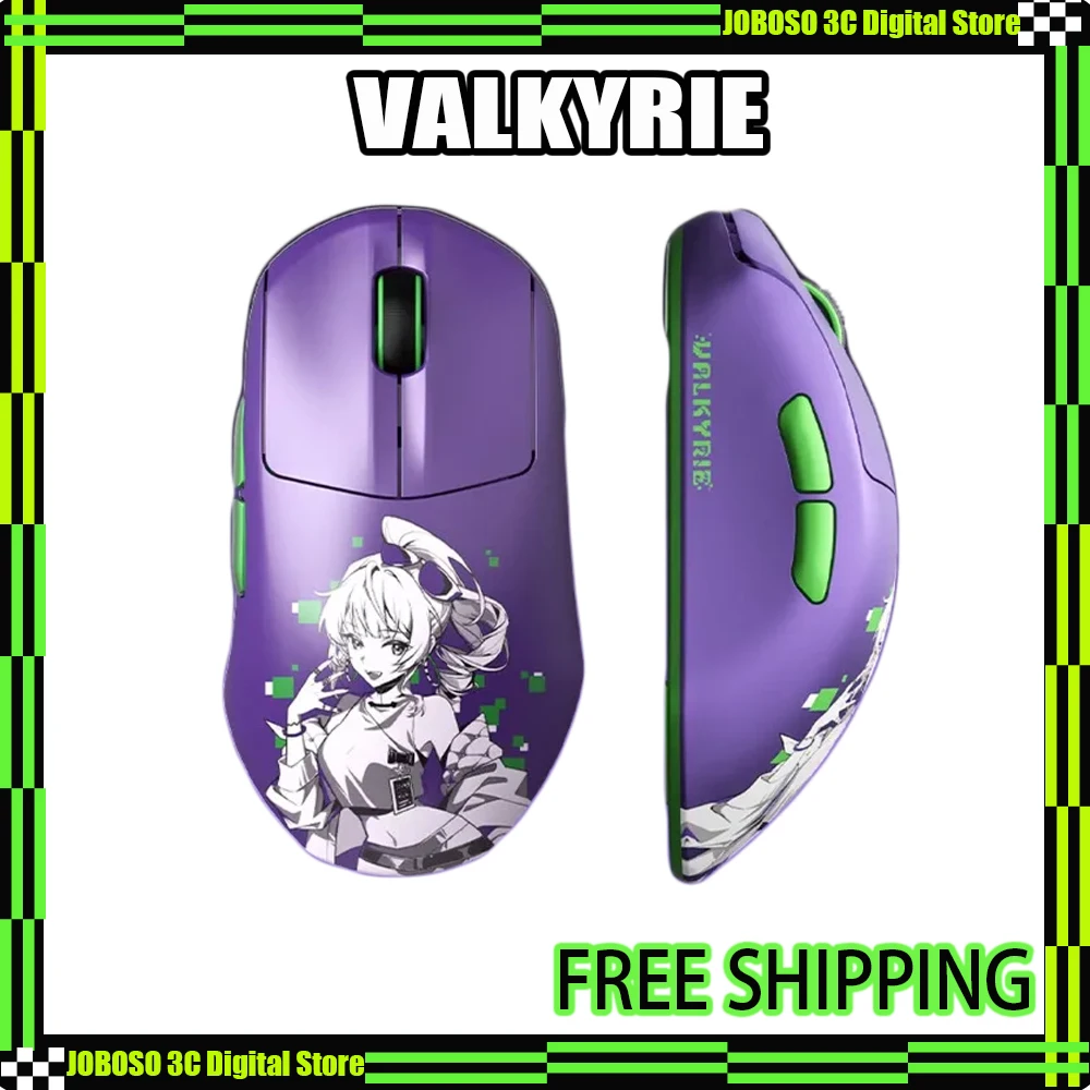 

Беспроводная игровая мышь VALKYRIE VK M5 Pro PAW3950 VK AMG с двойным датчиком 8K, низкой задержкой, умным дисплеем и зарядным устройством