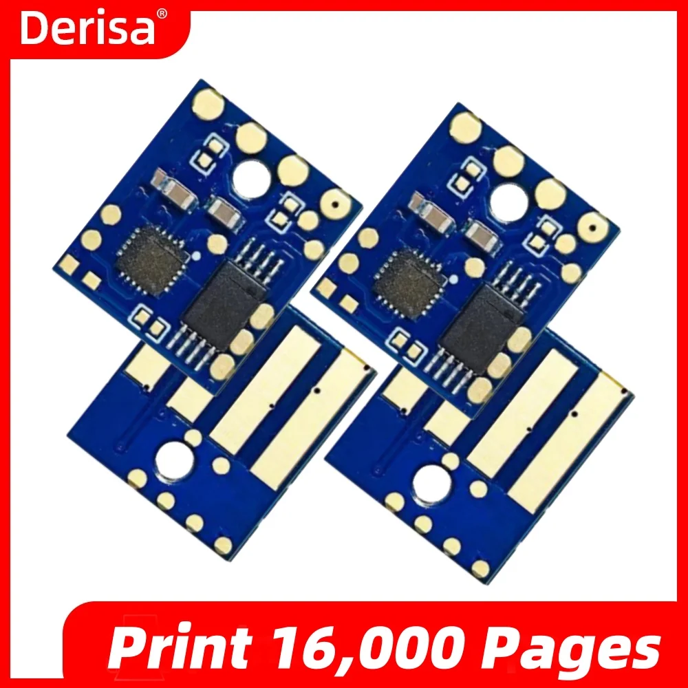 Derisa 3pcs Toner Chip For Lexmark XM3150 M3150 3150 Toner Cartridge 24B6186 16K WW Toner Cartridge Chip