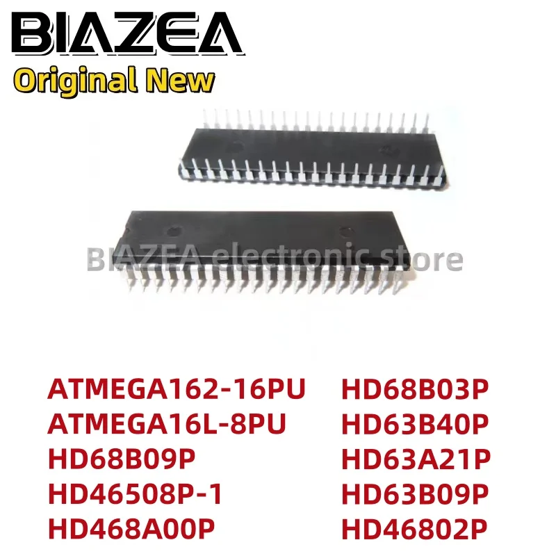 1piece ATMEGA162-16PU ATMEGA16L-8PU HD68B09P HD46508P-1 HD468A00P HD68B03P HD63B40P HD63A21P HD63B09P HD46802P DIP40