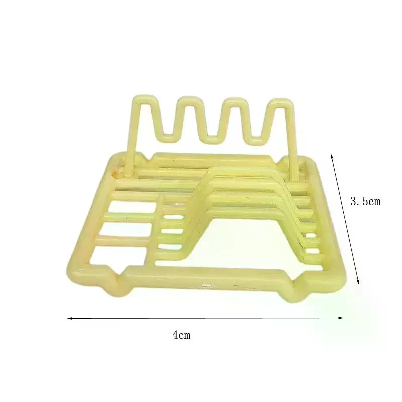 1:12 Dollhouse Miniatures Dish Rack Model Kitchen Accessories For Doll House Micro Landscape Ornaments Kids Pretend Play Toy DIY