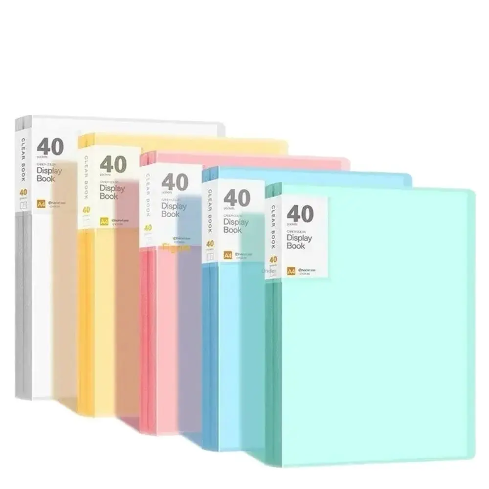 Plastic Document Storage Bag Thicken High Quality Displayable File Folders 20/40/60pages Piano Music Score