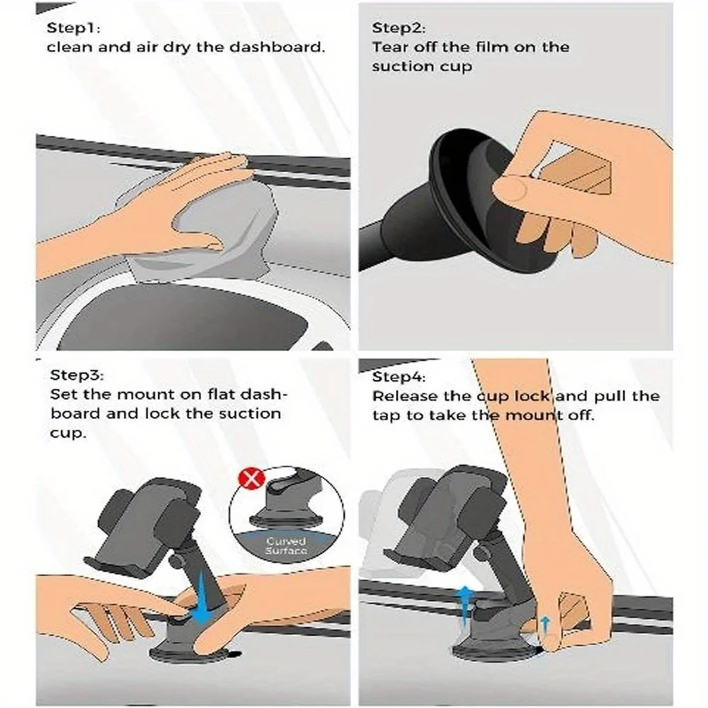 Автомобильный кронштейн для телефона с навигационной рамкой на выходе — многофункциональная, передняя стеклянная присоска, телескопическая механическая рука