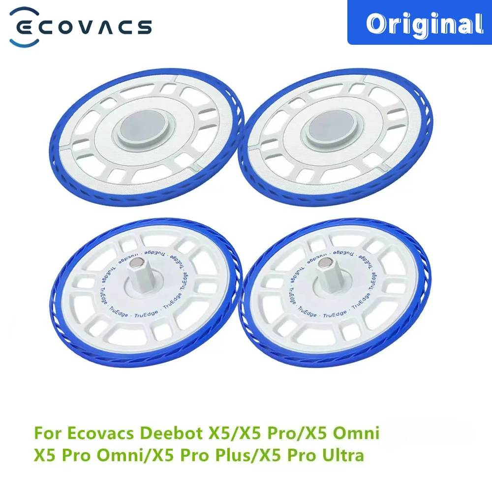 Soporte de Mopa Original con Tecnología Tru-Edge para Aspiradoras Robóticas ECOVACS X5 Pro (Plus/Ultra) X5 Omni, Accesorio de Repuesto