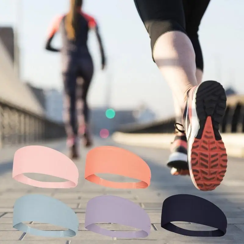 

Y08C Outdoor Fitness Headwrap Hair Band Sports Headbands Breathable Fitness Hairband