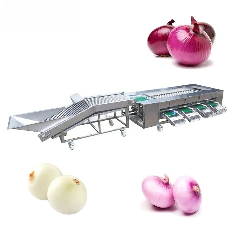1-2T/H High Efficiency Grading Machine Blueberries / Blueberry Strawberry Sorting Machine /onions Sorter