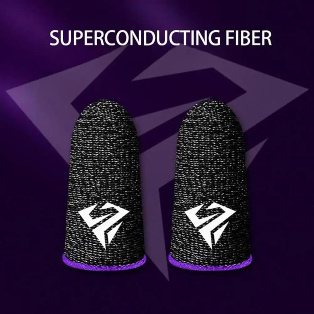 2 stücke Handy-Spiel Fingertip Handschuhe Für PUBG Gamer Schweißfest Anti-slip Touchscreen Finger Sleeve Atmungs Gaming Finger abdeckung – Detail 26