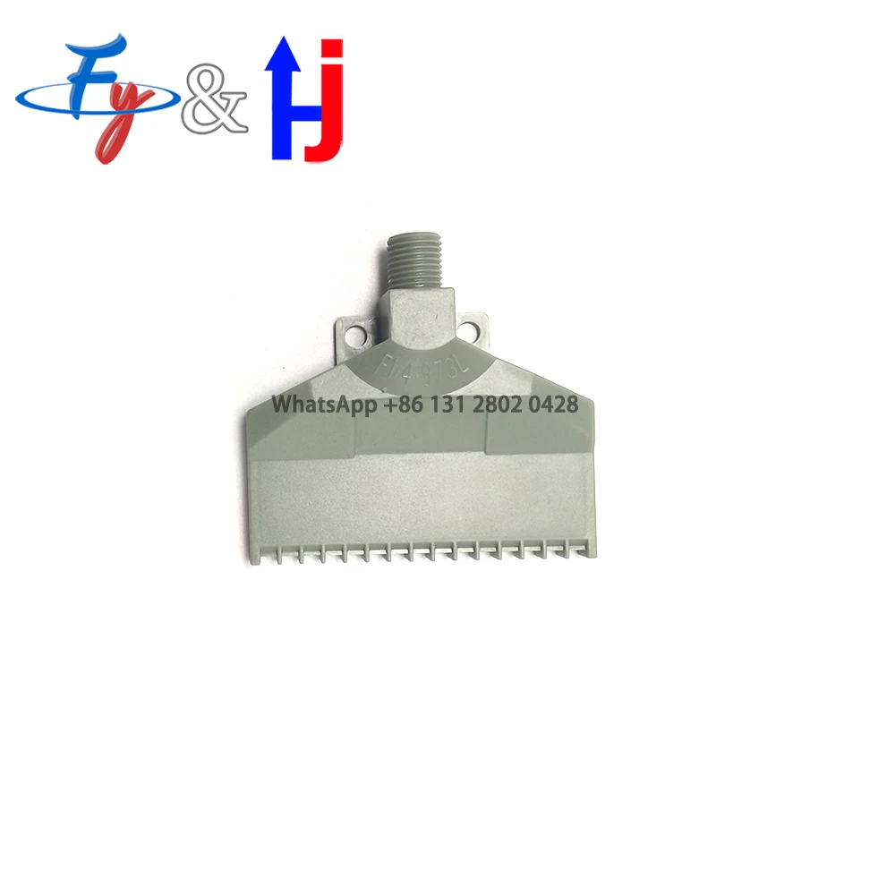 Industrial Plastic Air Knife, Spray Nozzle, Wind Nozzle Jet, Compressed Air Blower, Curtain Blow Off, 973, 1/4