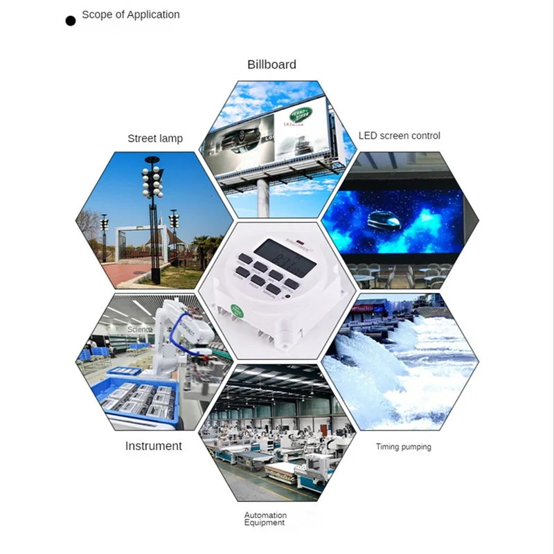 A23F-1 قطعة Sinotimer Tm618n-2 Lcd الرقمية مؤقت قابل للبرمجة التبديل 220 فولت التيار المتناوب 1.6 بوصة مع التتابع داخل وظيفة وقت العد التنازلي