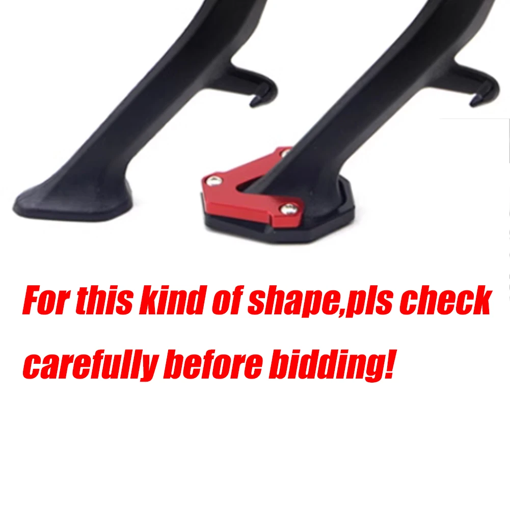 FOR QJMOTOR QJ SRT500 SRT700 Motorcycle Kickstand Side Stand Foot Enlarge Extension Pedal  Enlarger Extension Plate